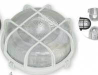 Настенный/потолочный светильник, круглый E27 230 V ~ 100 W, белый Okragla