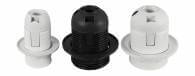 Bulb socket E27 PBT,  250 V, 4 A, T210, 38.5 x 59 mm,white
