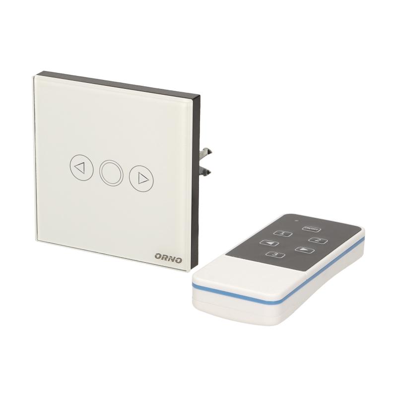 Wireless, touch dimmer with remote control