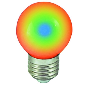 Led bulb E27 1W 230V RGB