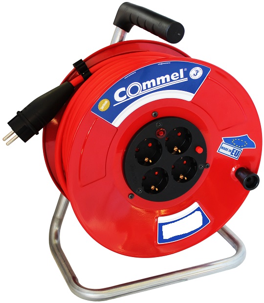 Cable reel 25m 3x2,5 16A 3500W IP44