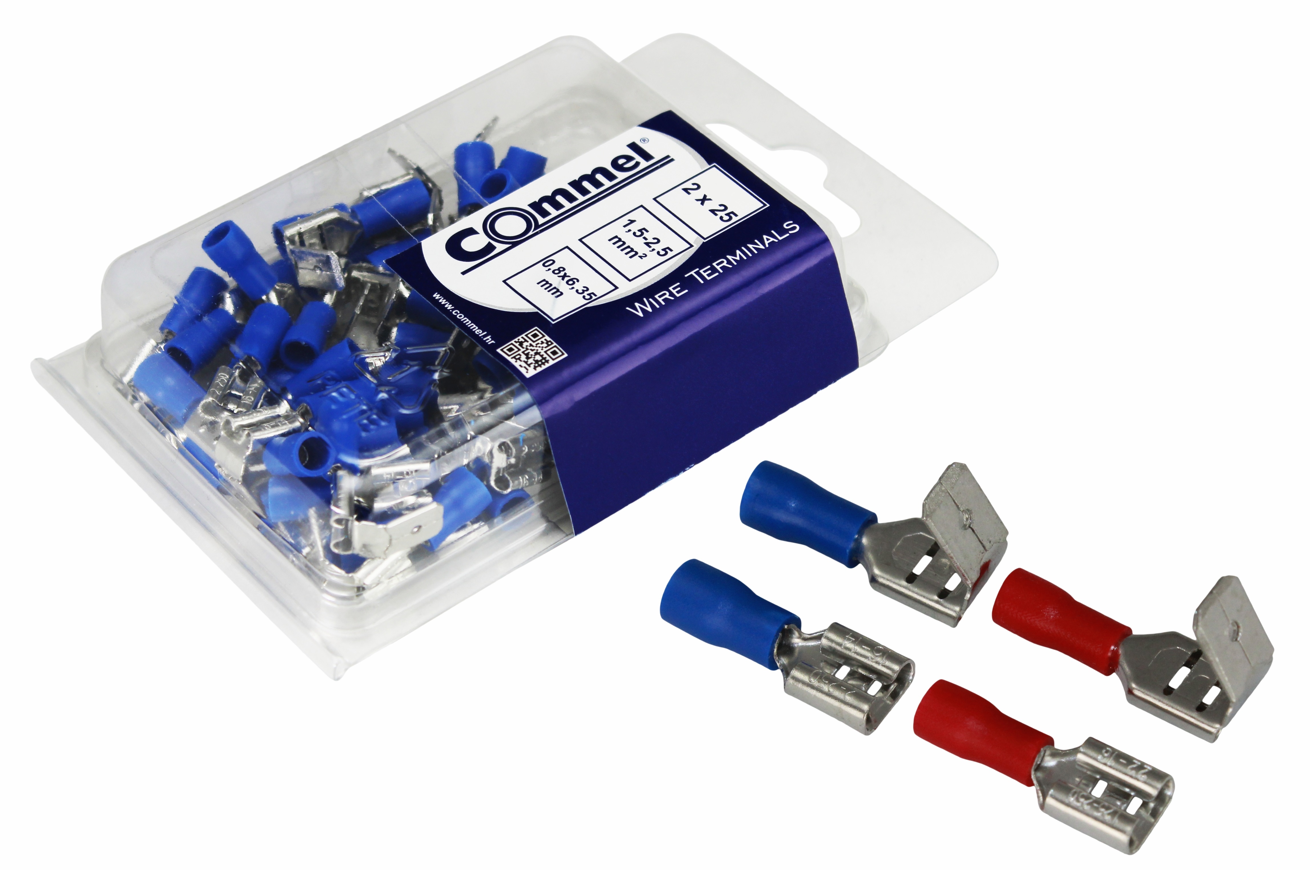 Insulated cord end terminals