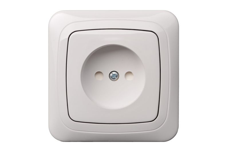 IKL16-114 A/B Socket outlet, 16A, flush mount.with spreader claws,with frame