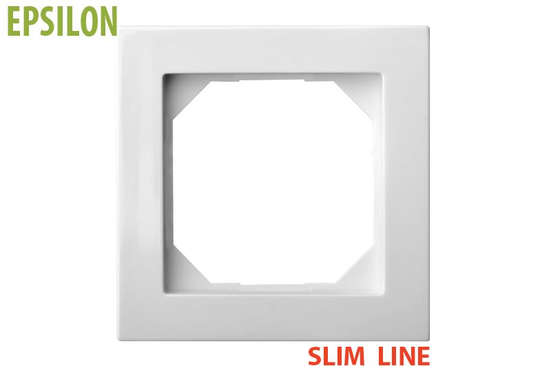 K14-145-01 E/B 1-gang frame Epsilon SlimLine