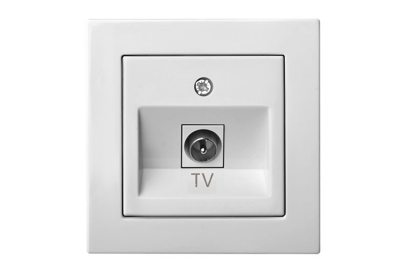 ITVL-1-01 E/B  Flush mount.TV socket with "F" type connection, w/f