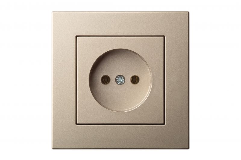 IKL16-304-01 E/Ch Socket outlet, without earth cont.16A, w/f