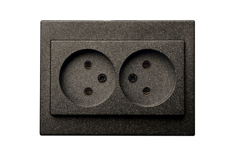 IKL16-109 E/J Flush mounting socket outlet, double, 16A