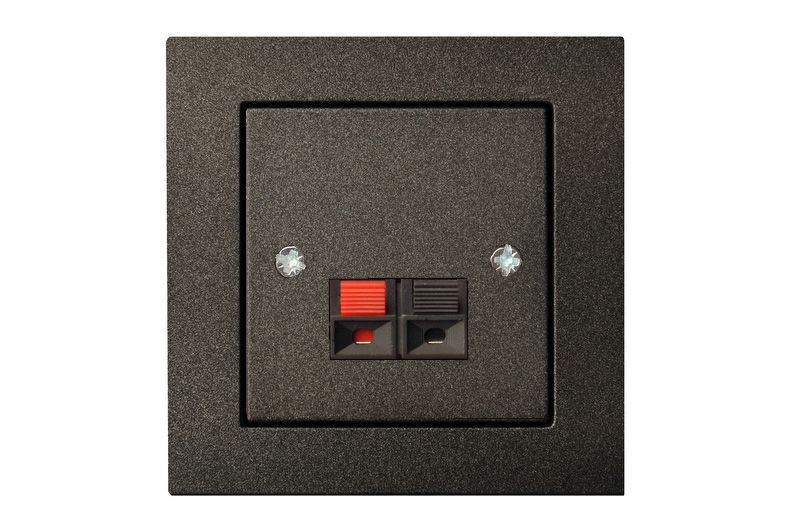 IGL-2-01 E/J  Loudspeaker connection socket, single