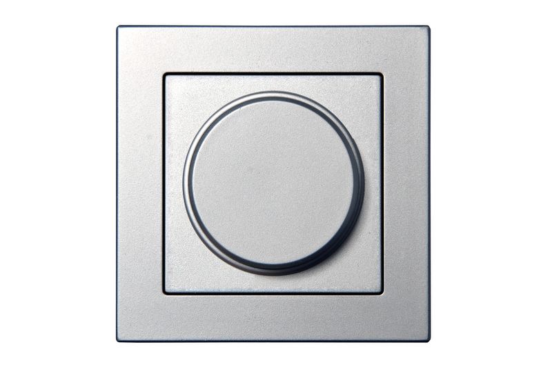 ISR-005-01 E/Mt  Flush mounting rotary dimmer with soft lock off swich, LED 3-100W