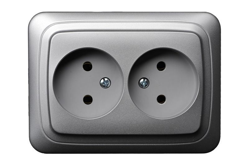 IKL16-109 A/Mt Flush mounting socket outlet, double, 16A