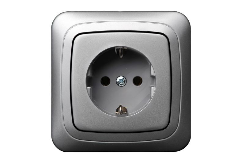 IKL16-004-01 A/Mt Flush mount.SCHUKOsocket outlet with earth, w/f