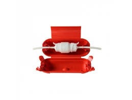 Водонепроницаемый защитный кожух для подключения кабеля, IP 44, красный