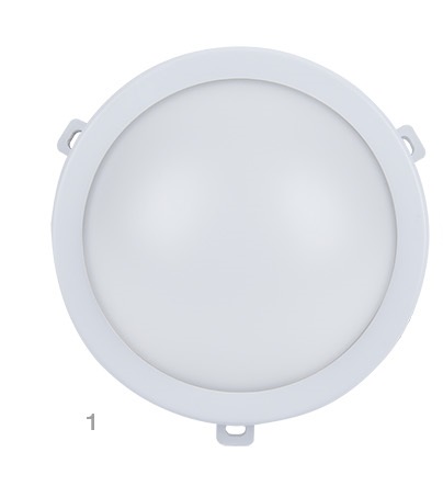 LED CEILING LAMP, round, Ø 150 x 75mm, 420lm, 4000K, RA>80, 30 000 h, IP54, 220-240 V~ 50 Hz, white 