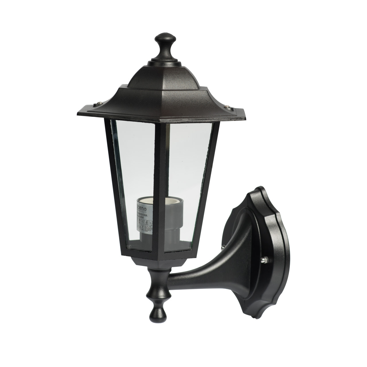 Герметичный уличный светильник, черный, 60W E27 12*20*41cm