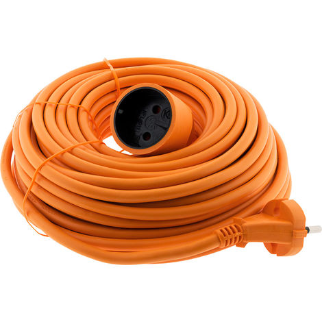 Extention cable HMZ2-01 H05VV-F 2X1.00mm²  20m orange