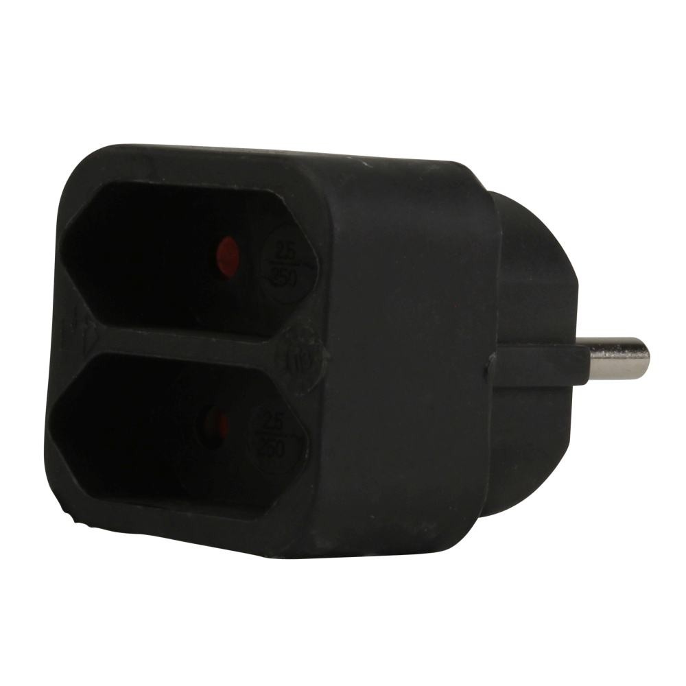 2- way adapter black