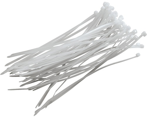 Cable ties 100mmx2.5mm 50pcs white JK33