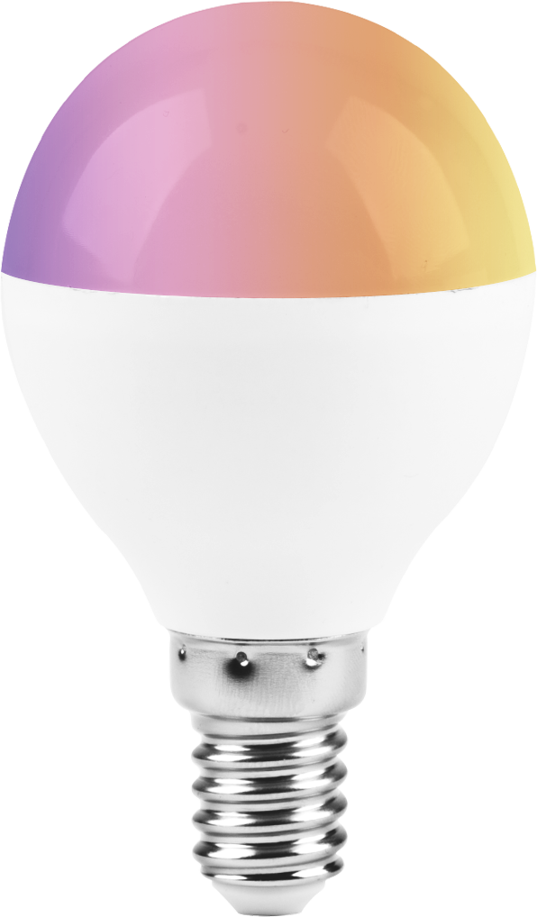 LED лампочка с пультом ДУ TUYA WIFI G45, E27, 5w
