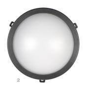 90 LED CEILING LAMP 12W 780 Lm IP54, round,Ø 190 x 85 mm, black