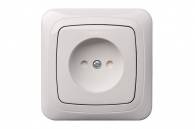 IKL16-114 A/B Socket outlet, 16A, flush mount.with spreader claws,with frame