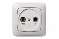 IAL-2-10-01 A/B TV+R socket, intermediate 10dB, w/f