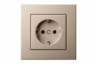 IKL16-404-01 E/Ch Flush mount.SCHUKO socket outlet with earth, w/f