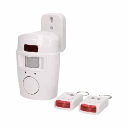 Remote controlled IR alarm with built-in siren