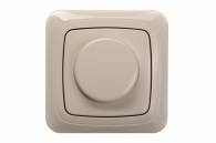ISR-002 A/S  Flush mounting rotary dimmer with sont lock off swich, 400W with frame