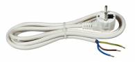 Connection cable 3m 3x1 10A 2200W white