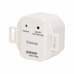 Flush (box) mounted ON/OFF wireless controlled switch with dimmer function ORNO Smart Living