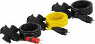 3-way socket outlet 16 A 250 V ~ 3500 W IP44 AT N07V3V3-F 3G1,5 / 5 m