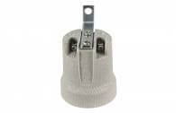 Bulb socket E27 ceramic, for ceiling lamp, 250 V, 4 A, T400