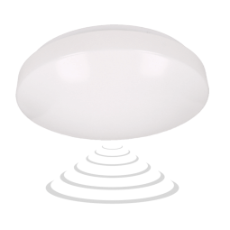 LED Lamp round 18W IP44  with microwave sensor 