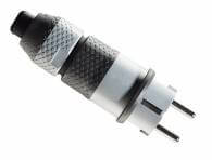 Grounding plug, schuko, 16 A 250 V~, IP54, grey