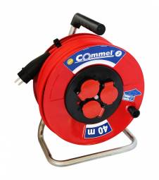Cable reel (metal) 40m 3x2,5 16A 3500W IP44
