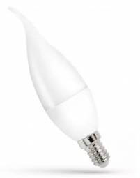 LED bulb candle C37 E-14 8W WW 