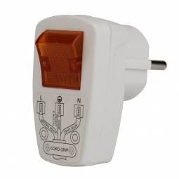 Plug with red switch 230V 50Hz 16A 