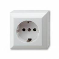 Surface-mounted sockets and switches