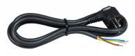 Connection cable 3m 3x1,5 16A 3500W black