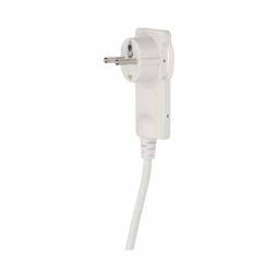 Plug with handle and cable 1,5m white